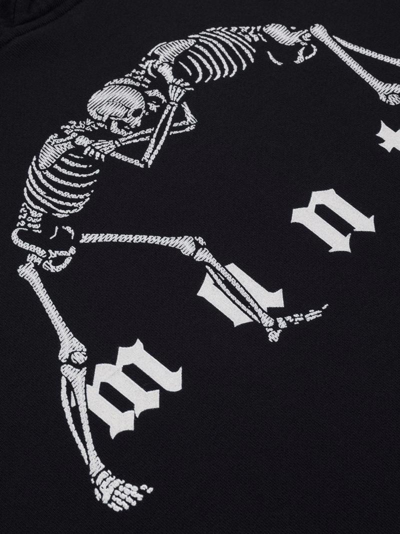 MANTO hoodie bones- black